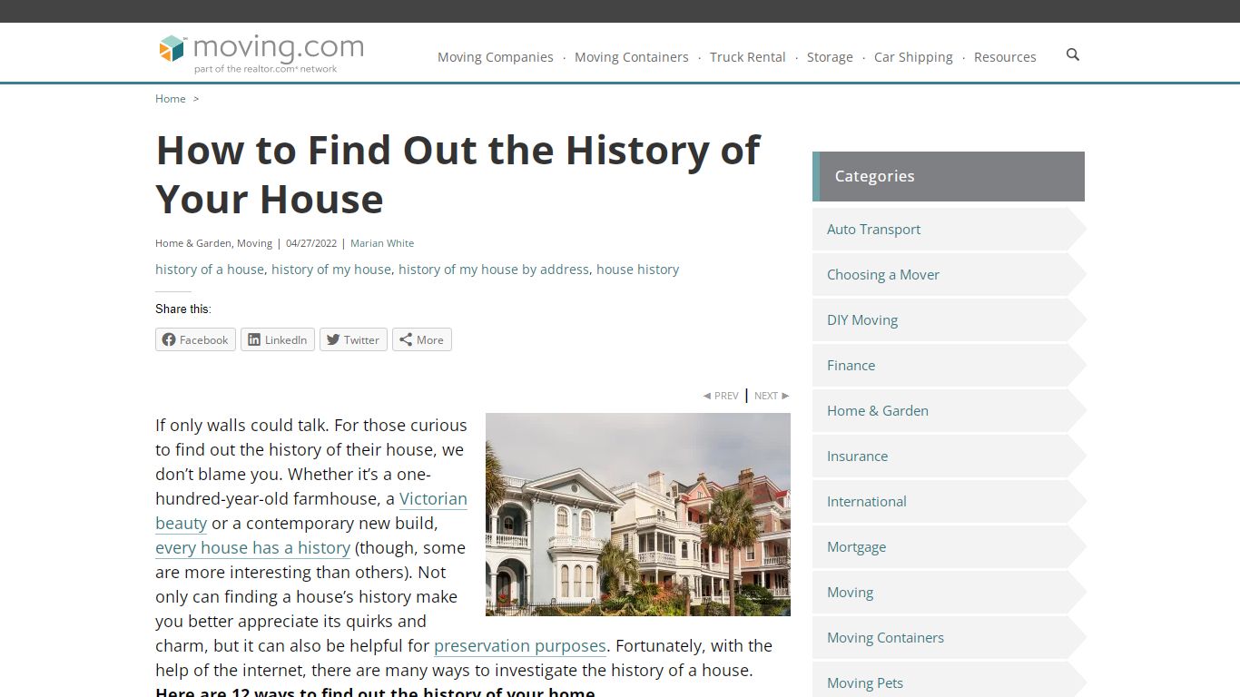 How to Find Out the History of Your House - Moving.com